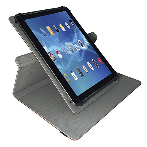 Echt Ledertasche Case für Lenovo ideapad MIIX 310-10ICR 10.1″ Tablet Schutz Hülle Etui + Touch Pen – 10.1 Zoll Leder Braun 360° - 3