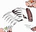 Produktbild HJJH Barbecue Claws Edelstahl Schäler Bär Krallen Opener, Messer Dreifachfunktion Holzgriff Grillzubehör,Brown