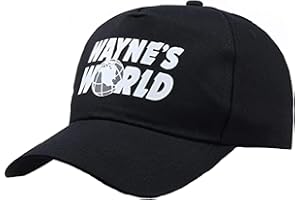 LVSU xingyueshop Wayne's World Cap Wayne's World Hat (Black)(Size: One Size)