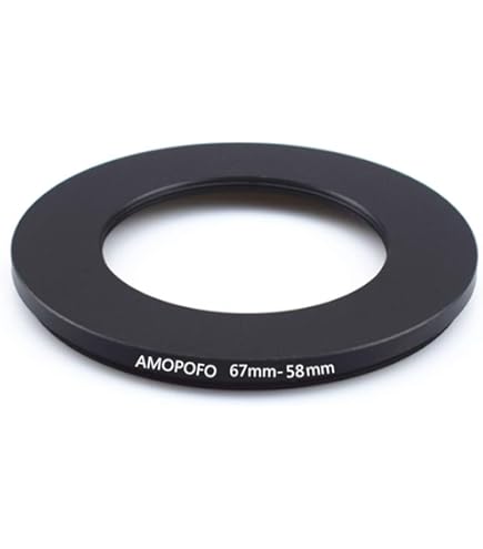 Anello Adattatore Step-Down 62mm A 55mm - In Metall Per Filtri Fotografici, Compatibile Con Tutte Le Marche