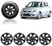 Auto Pearl-Premium Quality Car Full Black Wheel Cover Caps 14" Press Type Fitting For - Maruti Suzuki Swift Type-1 RS.1349.00