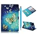 Produktbild Tablethülle für Samsung Galaxy Tab A 2018 (10,5 Zoll) T590/T595 Hülle Case Leder Tasche Schutzhülle Flip Cover Einschlaf/Aufwach Abdeckung Klapphülle Ständer Fächer Magnet Deckel-Schmetterling 1