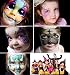 Liying Face Painting Pencils Paints Retractable Crayon Set Washable Oil Pastel Safe for Face and Body 16 Assorted Color Oil Painting