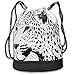 Produktbild Sporttaschen Turnbeutel The Head of Rare White Tiger Color Drawstring Bag Backpack Bundle Backpack Fashion