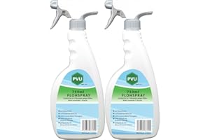 Pvu Floh Spray 2x750ml - Langzeitwirkung gegen Flöhe & Tierflöhe Innen und Außen auf Wasserbasis