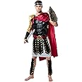ReneeCho Men Roman Gladiator Solider Costume Halloween Adults Soldier Warrior Armor Spartan Costumes