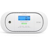 X-Sense Karbonmonoksit Alarmı, Dijital LCD Ekranlı, 5 Yıl Değiştirilebilir Pil ve Tepe Değer Hafızalı CO Dedekt&ouml;r Alarmı, XC0