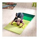 IKEA PLUFSIG – Folding gym mat, green – 78×185 cm by Ikea - 2