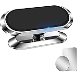 AXFEE Porta Telefono Auto Magnetico, 360° Rotazione Supporto Cellulare Auto Magnetico, Porta Telefono Pieghevole, Universale 