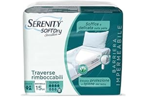 Serenity Soft Dry - Sensitive Traversa Rimboccabile Super 80x180cm, 15traverse