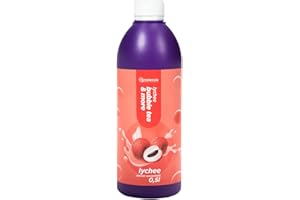 ‎MOLECULA MOLECULA MOLEKULARNA FABRYKA SAMKU Syrup for Bubble Tea 0.5 L Lychee | Drinks Syrup Concentrate 500 ml | 100% Vegan, Gluten Free, No Artificial Dyes | Fruit Syrup for Bubble Tea | Drink Syrup | for Desserts |