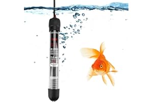 SEMME 25W / 50W / 100W / 200W / 300W 220V chauffe-eau de réservoir de poissons submersible chauffe-eau prise automatique UE (50W(220V))