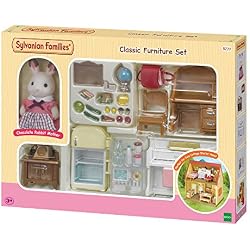 Sylvanian Families - 5220 - Set de Ameublement et Figurine Pour Cottage