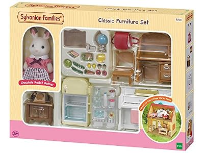 Sylvanian Families - 5220 - Set de Ameublement et Figurine Pour Cottage
