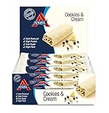 Atkins Cookies and Cream, Low Carb, High Protein Snack Bar, 15 x 30g