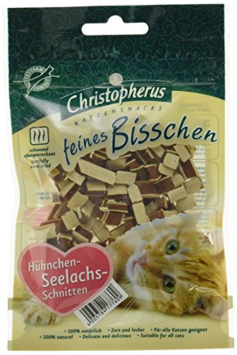 ALLCO Premium Christo pherus Snack para Gatos, Aire Caliente getr ocknet, Pollo de filetear de Rayas, Fino Avisador de Chen