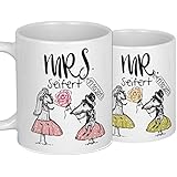 My Sweetheart® PERSONALISIERBARES Hochzeitsgeschenk | moderne Geschenkidee Hochzeit | MR MRS Hochzeitspaar