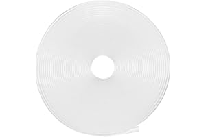 TOP-VIGOR 8mm Heat Shrink Tubing, 5M Length Heat Shrink Sleeving, 2:1 Ratio Heat Shrink Tube for Electrical Insulation, Repairs, Wrap Cable, Wire Connectors, Clear