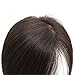 Remeehi 10" Real Human Hair Top Pieces Clip in Toppers for Thinning Hair Natural Black