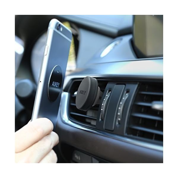 AUKEY Handyhalterung Auto Lüftung KFZ Magnet Universal für iPhone 7/6s/6/5s/5, Samsung Note 8/Galaxy S6 und jedes Andere Smartphone Oder GPS – Bild 3