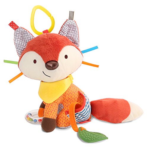 Skip Hop Bandana Buddies Aktivitätsspielzeug, Plüschtier für Babys und Kinder, mehrfarbig, Fuchs