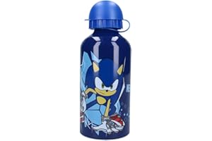 My sweety pop - Butelka dla dzieci Sonic - Aluminiowa - Dla dzieci - Przedszkole - Szkoła - Wakacje - Posiłki - 19 cm - 500 ml - Nawodnienie - Pomysł na prezent