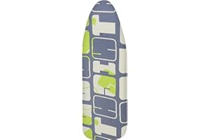 AOOTE Pokrowiec na deskę do prasowania, nakładka, 110 x 35 cm, pokrowce na deskę do prasowania, wymienne pokrowce na deskę do prasowania, wymiary deski do prasowania z pianką i włóknem, do żelazek