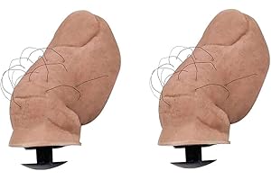 UYOE 3D Toe Shoe Charms Big Toe Croc Charm with Hairy, Funny Big Toe Croc Charm, Ugly Croc Toe Charms, DIY Unique Shoe Decoration Charms, Toe Croc Charm