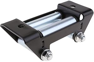 B Baosity Guida di Rullo di Corda per Atv Utv Corda di Rullo di Ricambio di Cavo Metallico Wire Rope Roller Fairlead