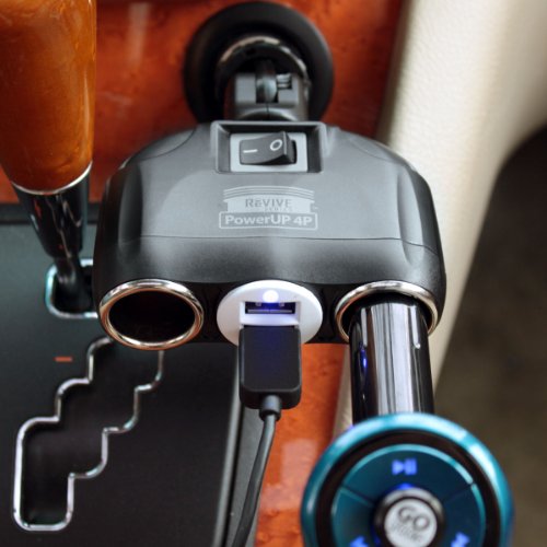 REVIVE USB Auto Ladegerät Adapter / KFZ Dual USB Ladeport für Samsung Galaxy J5 A5 S7 S6 Huawei P8 P9 lite Google Nexus 5X Samsung Galaxy Xcover Motorola Moto G 3 Honor 5X iPhone 5S 6 BLU und mehr - 8