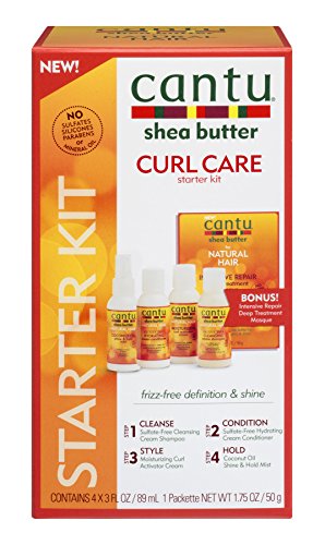 Cantu Shea Butter Natural Hair Curl Care 4-Piece Kit by Cantu