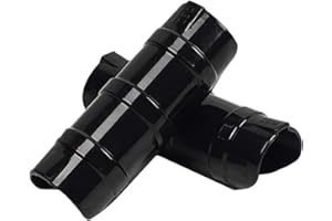 WIIYENA Lot de 20 clips de fixation durables pour film de serre adaptés à différentes tailles de tuyaux, noir 19 mm