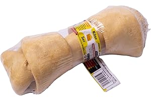 LIFEBOUND Os à mâcher Haut de Gamme pour Tous Les Chiens – Friandises à mâcher à Base de Peau de Veau pour l'hygiène Dentaire et l'occupation (XS/7-10cm, Fromage)