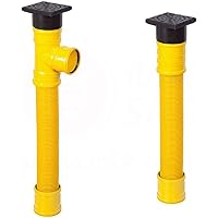 Regenwasser Sickerschacht Ø 110 DN 100 senkrecht waagerecht Entwässerung Ablauf (Gerade)