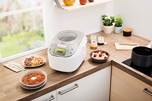 Tefal RK8121 Multicooker 45 in 1, 750 W, 5 L Kapazität, 45 Kochfunktionen, Warmhaltefunktion, LC-Display, inklusiv Rezeptbuch, weiß - 7