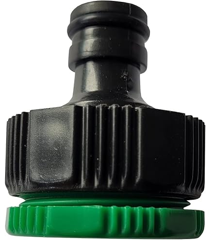 Xclou Raccordo Rapido Per Tubo Da Giardino 19 Mm (3/4 Pollici) - Adattatore In Plastica Verde