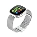 Price comparison product image JEISO Touch Screen Smart Watch Waterproof Super Long Time Standby Sport Bracelet with GPS Bluetooth and Heart Rate Monitor Compatible with Android and iOS Phones (Silver)
