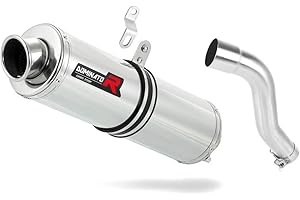 DOMINATOR EXHAUST SYSTEM XL 700 V TRANSALP Pot d'échappement ROND Silencieux Dominator Exhaust Racing Slip-on 2008 2009 2010 2011 2012 2013 2014