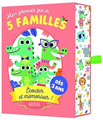 Philippe Auzou Cartes à jouer Auzou - Mon premier jeu de 5 familles