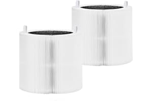 HOSECES Air Purifier Filter Replacement for Blueair Blue Max 3250i / 3250 auto/Blue Pure 411i Max and 411a Max Air Purifier Filter, Part Number# F4MAX, True HEPA H13 Activated Carbon Filter 2 Pack