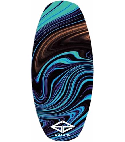 Skimboard En Bois FUTURA8 - 99x51 Cm, Antidérapant, Pour Enfants Et Adultes (jusqu'à 90 Kg), Glisse Sur Sable Et Vagues