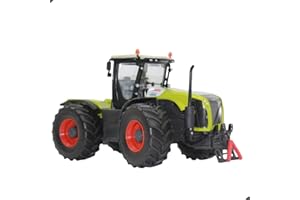 siku 3271, Claas Xerion 5000 Tractor, 1:32, Metal,Plastic, Green, Ackermann steering and hitches