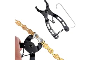 Coupe-chaîne de vélo,pince à chaîne de vélo, disjoncteur de chaîne de vélo,outil de pince d'ouverture et fermeture 2 en 1,outil retrait chaîne facile,pince vélo montagne route portable,9.2 x 3cm