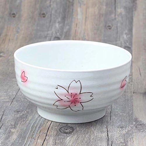 ZHAO SHOP - 6.5-inch Large Ceramic Bowl Glaze for Family Restaurant Soup Porridge Rice