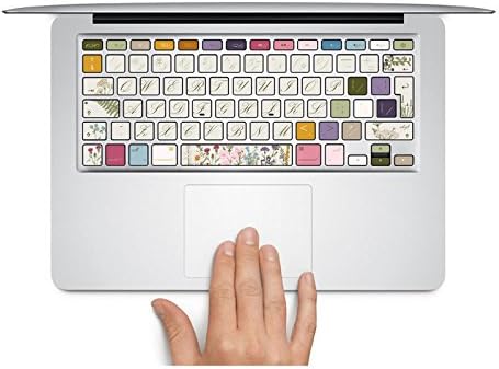 Garden MacBook Keyboard Decal Sticker UK Style For Apple Pro/Air 13" 15" 17" (Could not Fit MacBook Retina in 2016)