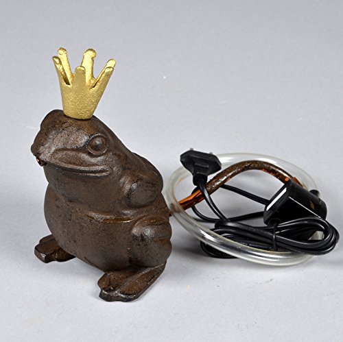 Wasserspeier „Froschkönig“ aus Gusseisen 19 cm - 4