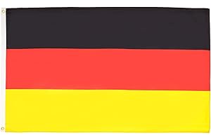 AZ FLAG - Drapeau Allemagne - 90x60 cm - Drapeau Allemand 100% Polyester Avec Oeillets Métalliques Intégrés - Pavillon 50 g