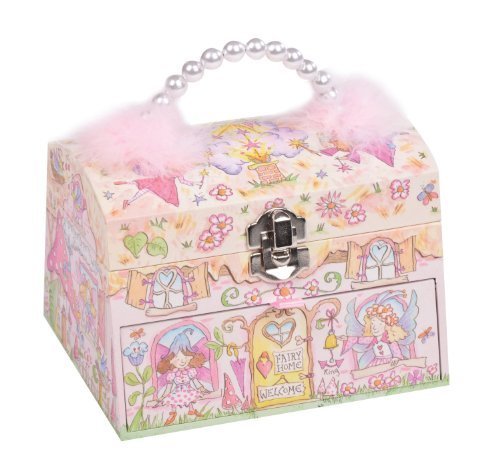 Think Pink Fairy House Jewellery Box Illustrated by Amanda Loverseed