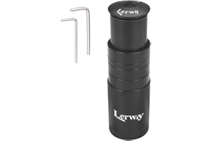 ‎LERWAY LERWAY Bicycle Stem Height Adapter Handlebar Riser for Cycling MTB Mountain Bike Handlebar Alloy Aluminium 28.6 mm 1 1/8 Inch 120 mm with Hex Key Black