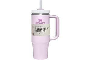 JiaMeng-ZI 40oz/1.18L Thermobecher mit Strohhalm und Henkel Kaffeebecher To Go mit Deckel für Kalte Heiße Getränke Edelstahl Tragbare Trinkbecher (Rosa - 30 oz, 30oz)